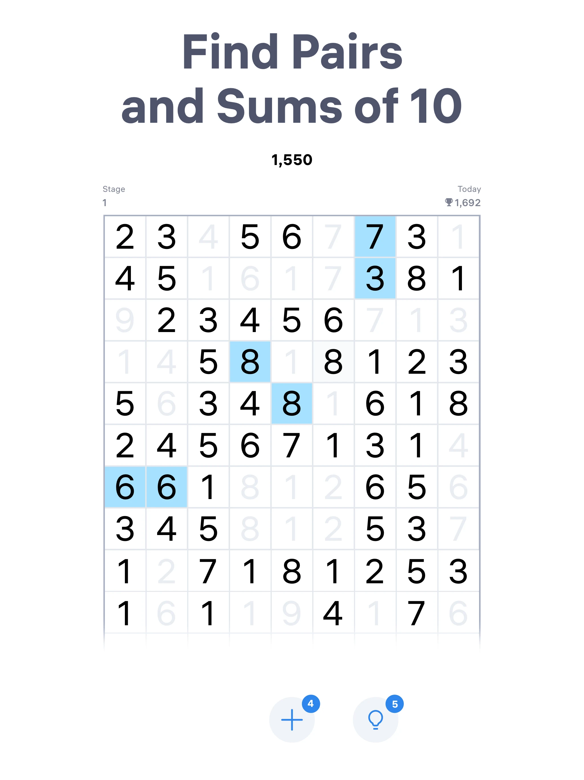 Number Match - Number Games screenshot